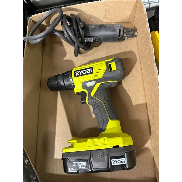 Ryobi drill, no charger and Dremel