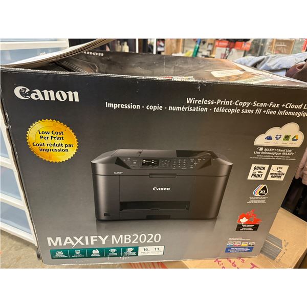 Canon maxing MB 2020 printer