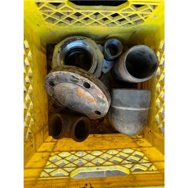 Metal fittings and other with crate