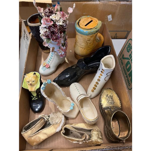 Collectible decor, shoes