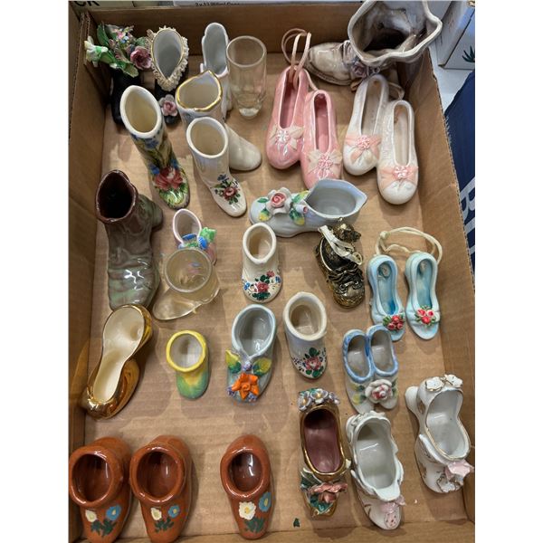 Collectible decor, shoes