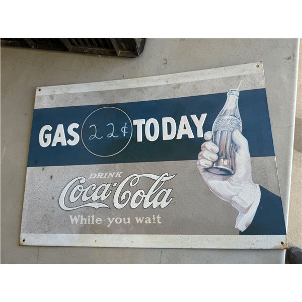 Coca-Cola tin sign