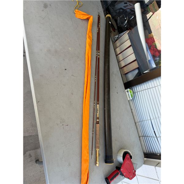 Daiwa fishing rod and case