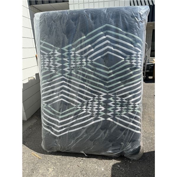 Double mattress and boxspring consigner says it's only two months old