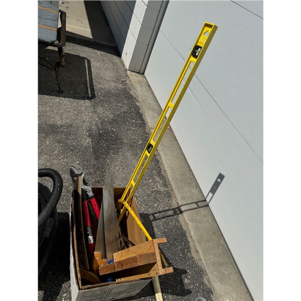 Assorted saws, and clippers and other tools