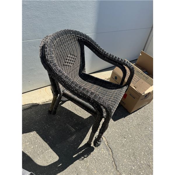 Two patio chairs