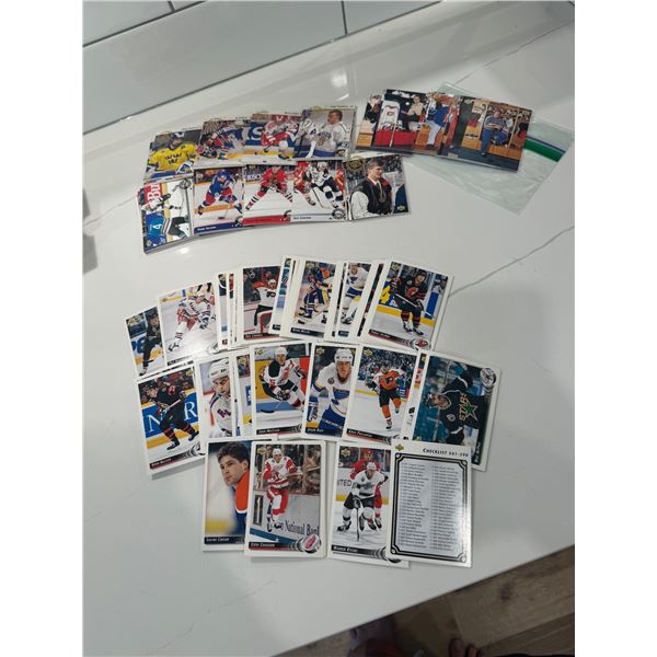 Upper deck and young Guns hockey cards
