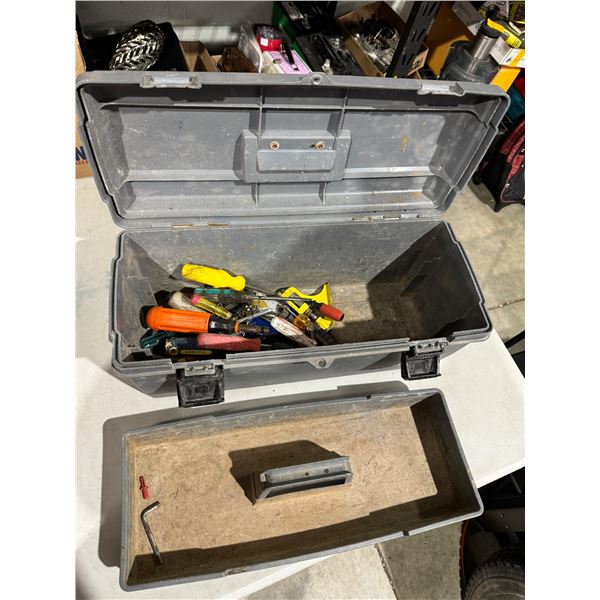 Toolbox with tools