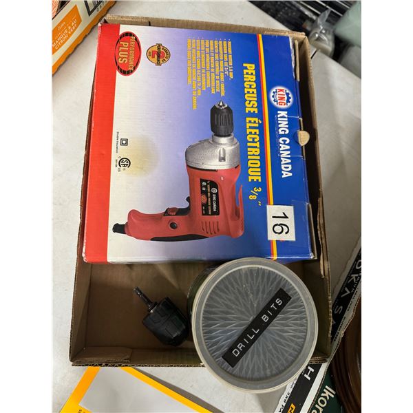 Drillbits and electric drill