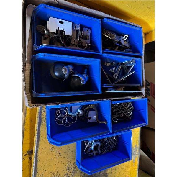 Storage containers and hardware