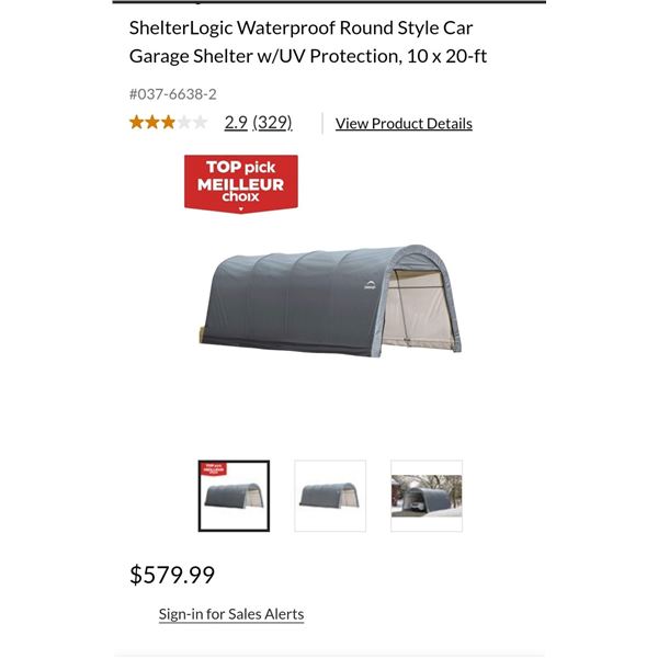 Shelter similar to picture but used please view