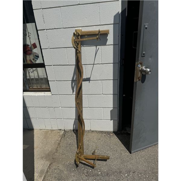 Brass fireplace surround