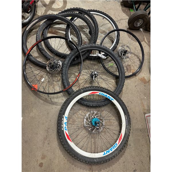 Lot of bike, tires and rims