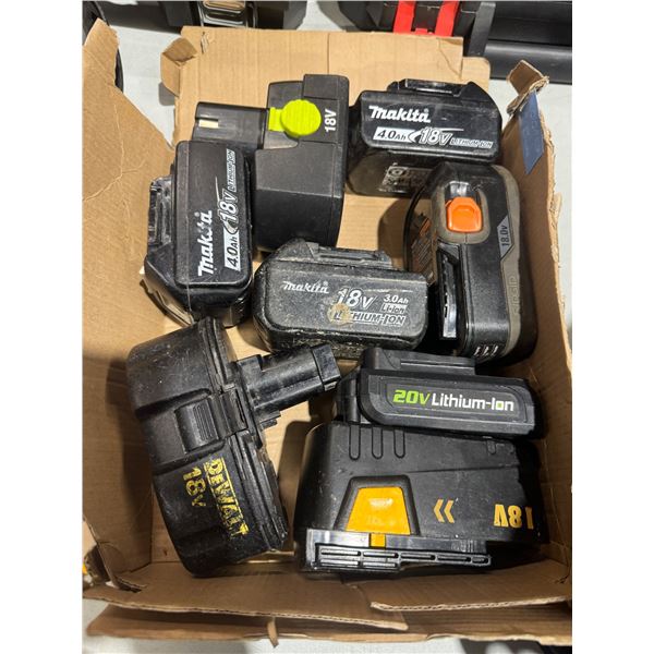 Assorted batteries, untested