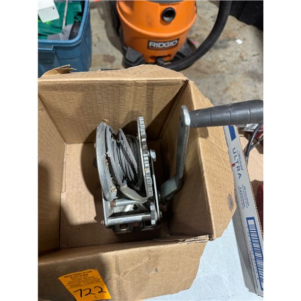 Trailer hand winch