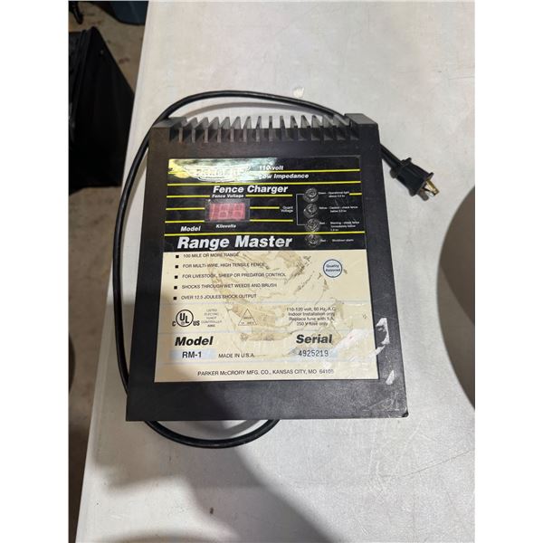 Parmac precision fence charger