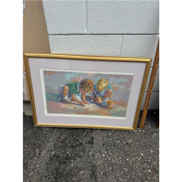 LUCELLE RAAD S/N OFFSET LITHOGRAPH tic Tac toe 291/425