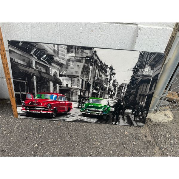 Canvas wall hanging Cuba