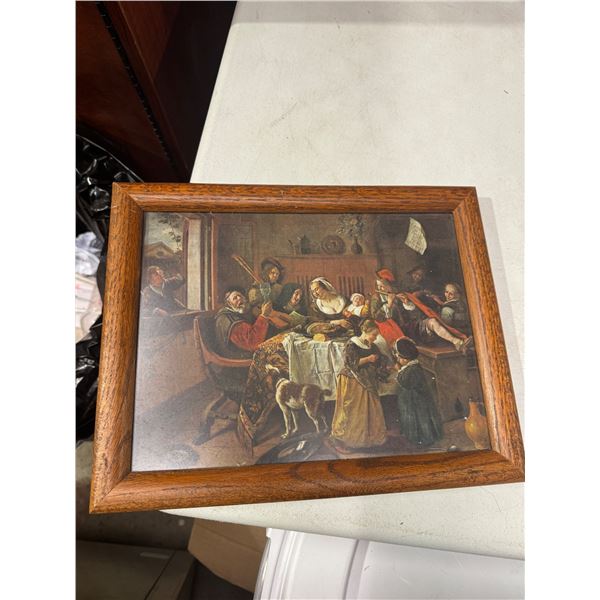 Print the Mary family Jan Steen 1600's