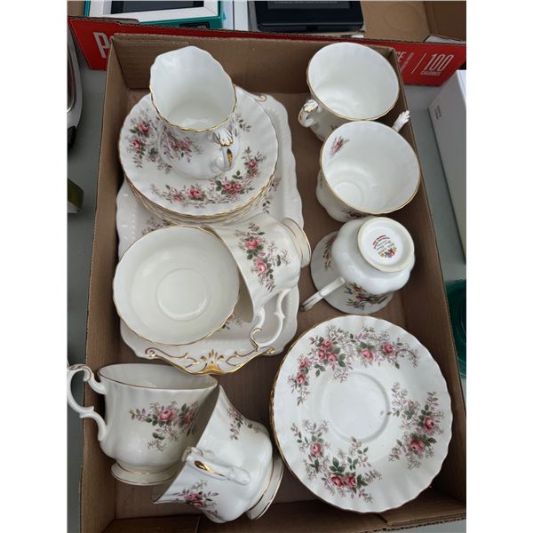 Royal Albert tea cups and saucers, etc.