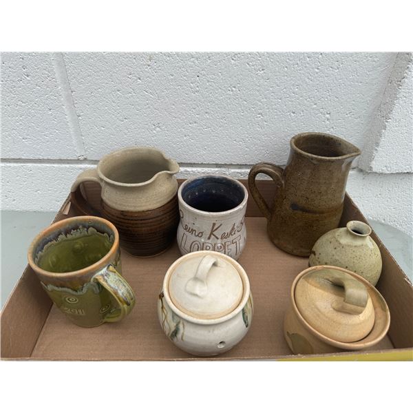Assorted pottery