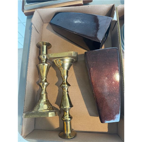 Vases and candlesticks