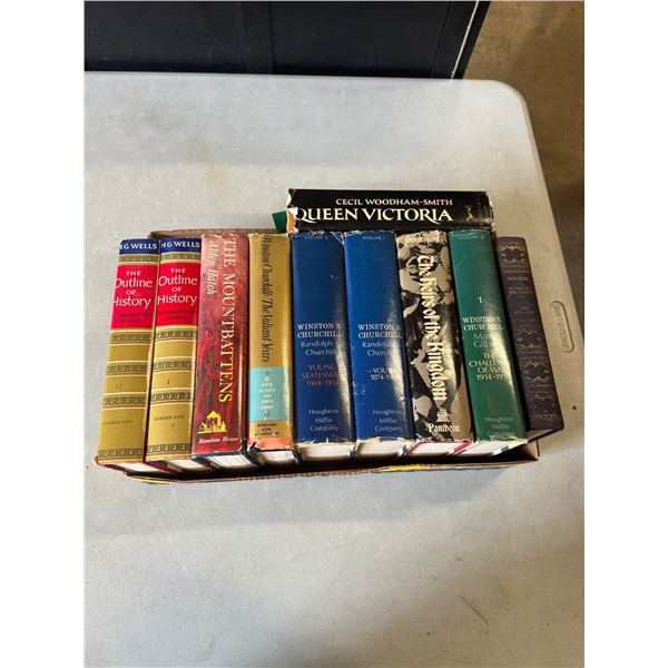 Winston, Churchill books and other history books