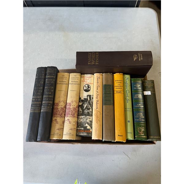 William Shakespeare, and other literature books