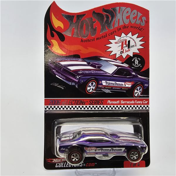Hot Wheels RLC Barracuda Funny Car