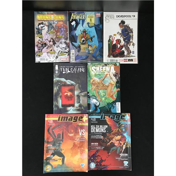 LOT OF 7 COMICS VARIOUS TITLES (MARVEL.INDI)