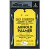 Image 2 : ARNOLD PALMER SIGNED GOLF TICKET (BECKETT AND JSA COA)