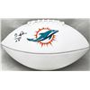 Image 1 : DE'VON ACHANE SIGNED MIAMI DOLPHINS FOOTBALL (BECKETT COA)