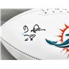 Image 2 : DE'VON ACHANE SIGNED MIAMI DOLPHINS FOOTBALL (BECKETT COA)