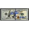 Image 2 : CHARLIE SHEEN SIGNED WALL STREET 100 DOLLAR BILL (PSA COA)
