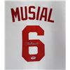 Image 2 : STAN MUSIAL SIGNED ST. LOUIS CARDINALS BASEBALL JERSEY (PSA COA)