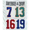Image 2 : NFL QB'S OF THE CENTURY SIGNED JERSEY (MONTANA,MARINO,UNITAS) BECKETT LOA