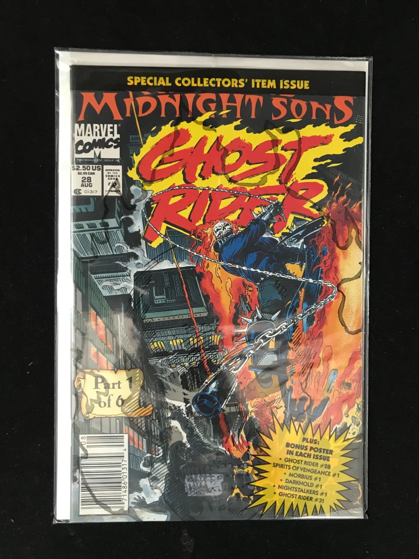Ghost Rider 28 MARVEL COMICS NO.28 GHOST RIDER MIDNIGHT SONS