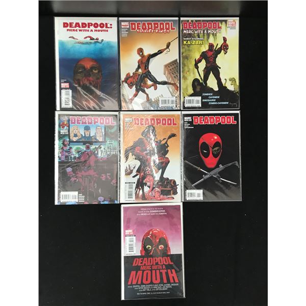 LOT OF 7 DEADPOOL COMICS (DC COMICS)