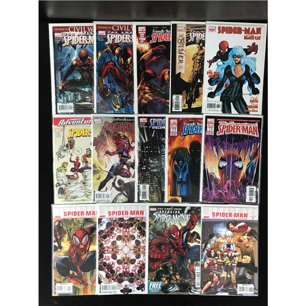 LOT OF 14 SPIDERMAN COMICS (MARVEL COMICS)