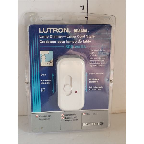 New | Lutron Lamp Dimmer - Lamp Cord Style