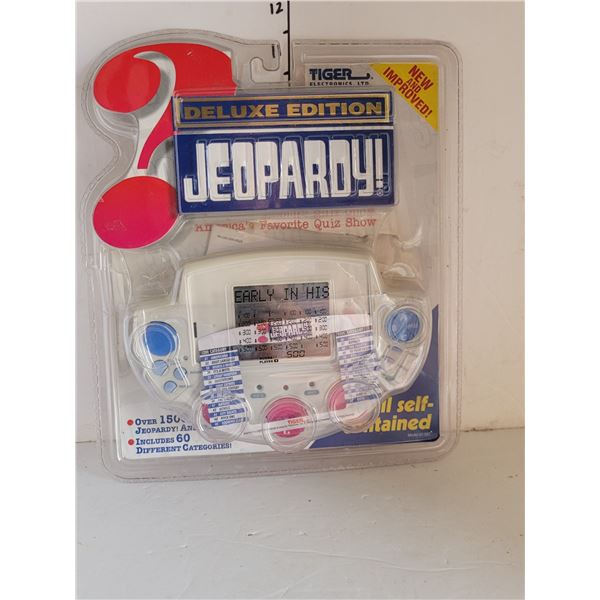 New | Tiger Jeopardy! Deluxe Edtion Handheld Game
