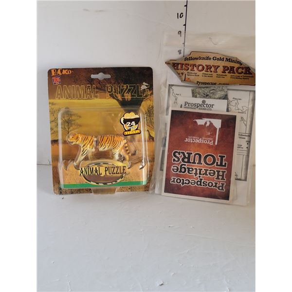New Collectible Puzzle + Yellowknife Gold Mining Prospector Kit