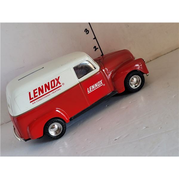 On Choice | ERTL Die Cast Lennox Chevrolet Panel Car Piggy Bank