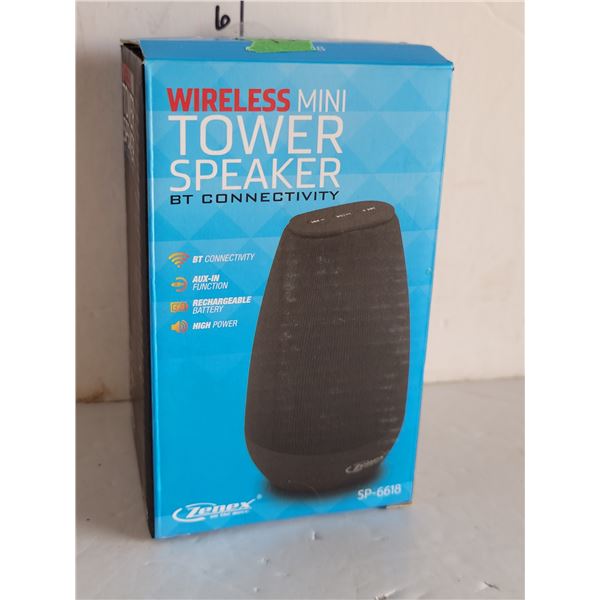 Wireless Mini Tower Speaker | By Connectivity