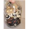 Image 3 : Vintage Mason Jar with Buttons