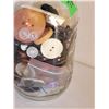 Image 7 : Vintage Mason Jar with Buttons