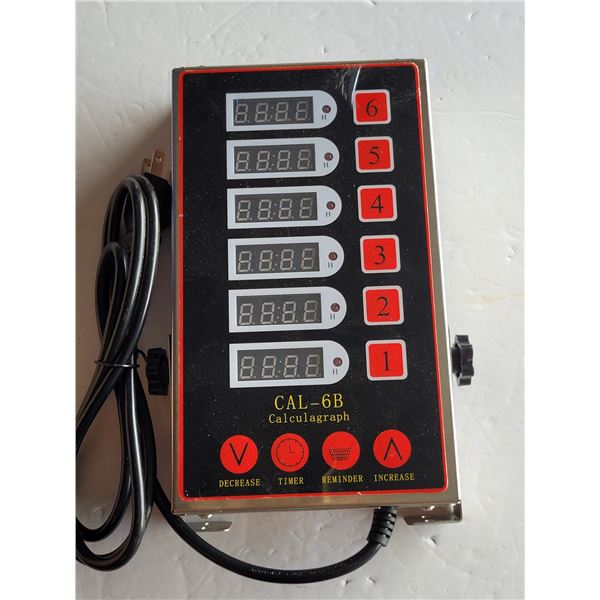 6 Channel Commercial Kitchen Timer