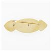 Image 4 : Vintage 18k Gold Multi Prong Agate & Cabochon Coral Modernist Large Brooch Pin