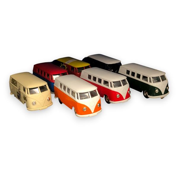 7 Diecast Lledo Volkswagen Buses