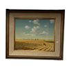 Image 1 : Vintage Framed Oil On Board "Promise Of Gold" By D.Dojack 1975